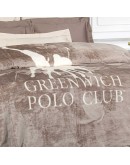 GREENWICH POLO CLUB ΚΟΥΒΕΡΤΑ FLEECE 160X220 ESSENTIAL 3490 TAUPE
