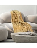 GREENWICH POLO CLUB ΚΟΥΒΕΡΤΑ ΚΑΝΑΠΕ FLEECE 130Χ170 ESSENTIAL 4441 OCHRE