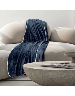 GREENWICH POLO CLUB ΚΟΥΒΕΡΤΑ ΚΑΝΑΠΕ FLEECE 130Χ170 ESSENTIAL 4442 ROYAL BLUE