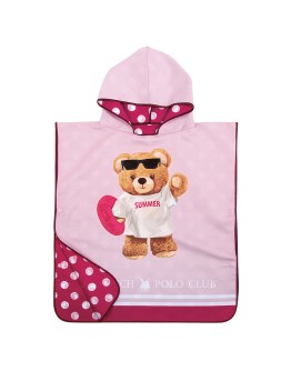 GREENWICH POLO CLUB JUNIOR ΠΟΝΤΣΟ ΘΑΛΑΣΣΗΣ 50Χ115 4039 PINK