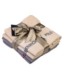 GREENWICH POLO CLUB ΣΕΤ ΠΕΤΣΕΤΕΣ 4 ΤΕΜΑΧΙΩΝ 2671 ΓΚΡΙ, ΜΠΕΖ