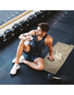 GREENWICH POLO CLUB ΠΕΤΣΕΤΑ ΓΥΜΝΑΣΤΗΡΙΟΥ 45X90 3930 ECRU, TAUPE