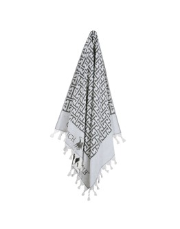 GREENWICH POLO CLUB ΠΕΤΣΕΤΑ-ΠΑΡΕΟ 90Χ170 3838 ΜΑΥΡΟ, ΣΠΑΓΓΙ