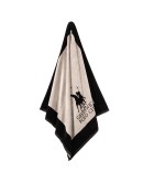 GREENWICH POLO CLUB ΠΕΤΣΕΤΑ ΘΑΛΑΣΣΗΣ 90Χ180 3858 BLACK, ECRU
