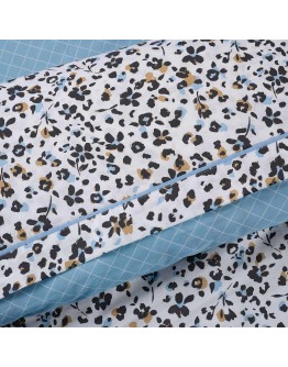 DAS HOME ΚΟΥΒΕΡΛΙ ΜΟΝΟ DAILY 9622 BLACK, BLUE, ECRU