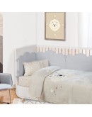 DAS BABY ΚΟΥΒΕΡΤΑ VELOUR ΚΟΥΝΙΑΣ RELAX 4979 TAUPE