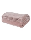 DAS HOME ΚΟΥΒΕΡΤΑ VELOUR MONH 1346 ΡΟΖ