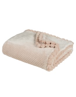DAS HOME ΚΟΥΒΕΡΤΑ FLEECE 130Χ170 1185 PINK