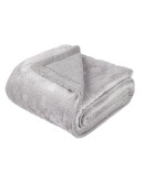 DAS HOME ΚΟΥΒΕΡΤΑ FLEECE 130Χ170 CHRISTMAS 1373 GREY