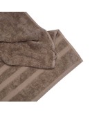 DAS HOME ΠΕΤΣΕΤΑ ΜΠΑΝΙΟΥ PRESTIGE 80Χ150 1162 TAUPE