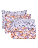 DAS HOME ΣΕΤ ΣΕΝΤΟΝΙΑ ΥΠΕΡΔΙΠΛΑ ΜΕ ΛΑΣΤΙΧΟ CASUAL 5430 ORANGE, PURPLE