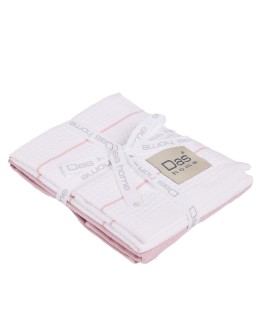 DAS HOME ΣΕΤ ΠΟΤΗΡΟΠΑΝΑ 2ΤΜΧ 30Χ50 0828 PINK, WHITE