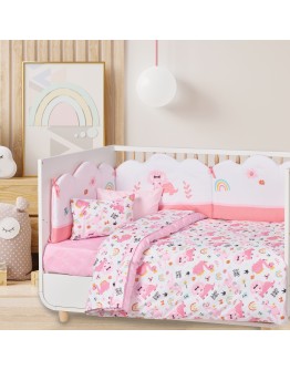 DAS BABY ΣΕΤ ΣΕΝΤΟΝΙΑ ΚΟΥΝΙΑΣ FUN 4936 PINK, WHITE