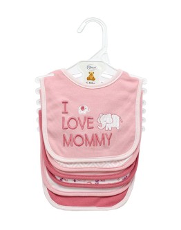 Dimcol: Σετ 6 τεμαχίων σαλιάρες, Elephant