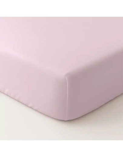 Borea: Σεντόνι Κούνιας Με Λάστιχο, Solid Ροζ