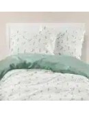 Borea: Σετ Σεντόνια Μονά, Campana, Λευκό-Λαδί