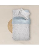 Borea: Σετ Σεντόνια Μονά, Campana, Λευκό-Σιέλ