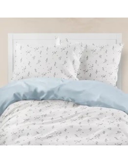 Borea: Σετ Σεντόνια Μονά, Campana, Λευκό-Σιέλ