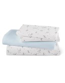 Borea: Σετ Σεντόνια Μονά, Campana, Λευκό-Σιέλ