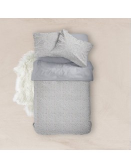 Borea: Σετ Σεντόνια Υπέρδιπλα, Jasmine, Γκρί