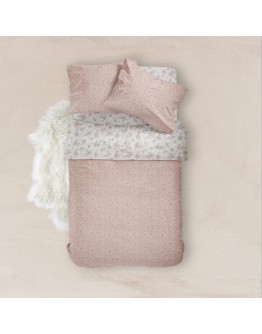 Borea: Σετ Σεντόνια Υπέρδιπλα, Jasmine, Ροζέ