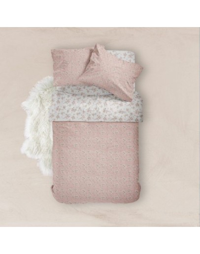 Borea: Σετ Σεντόνια Υπέρδιπλα, Jasmine, Ροζέ