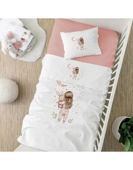 Borea: Σετ σεντόνια κούνιας ροζέ, Goodnight