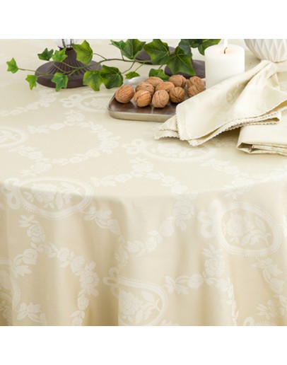 BOREA: Τραπεζομάντηλο με πετσέτες 140Χ220, Αριάνδη Σπαγγί