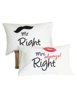 Borea: Σετ μαξιλαροθήκες, Mr & Mrs
